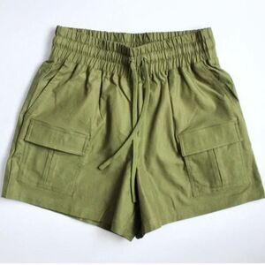 Fabletics Women Camden Cargo Shorts S 5/6 Olive Green‎ NWT IN PACKAGING